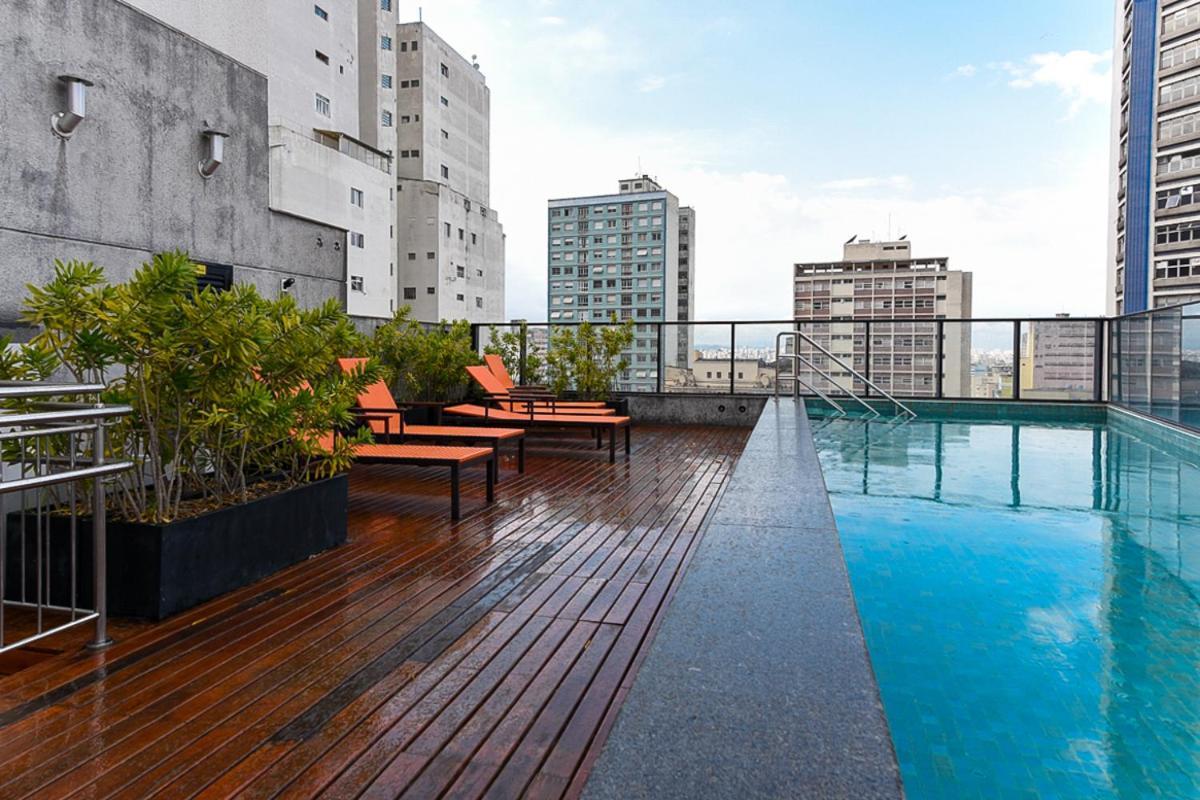 360 Suítes Aurora República São Paulo Exterior foto